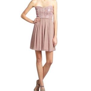 Max & Cleo - mauve rose sequin dress